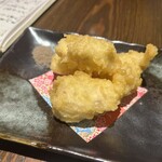 魚トの神 - フグの白子天ぷら
