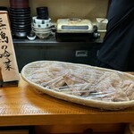 重蔵 - 蒸鶏の冷菜（達筆