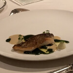 フランス料理　レ・セレブリテ - 「カサゴのポワレ 海藻のバターソースとヴェルモットソース」