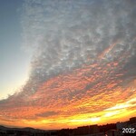 インデアンレストラン  ニューミラ - 今朝は素晴らしい朝焼けで始まった