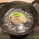 紀尾井町 南かわ - 椀物・毛蟹しんじょう、じゅんさい