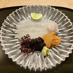 紀尾井町 南かわ - マコカレイお造り