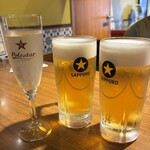 バルデリコ - ポールスターとサッポロ生黒ラベルで、乾杯‼️