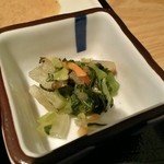 浅草 牛かつ - 漬物