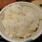 浅草 牛かつ - 麦飯は１杯までお替り無料！