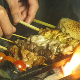 特色烤鸡肉串