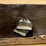 銀座 すし傳 - 平貝の磯辺巻き