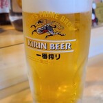 居酒屋  茶飯事 - お酒
①麒麟一番搾り(生ビール、麒麟麦酒)(税込650円)