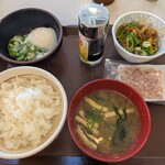 すき家 - 牛まぜのっけ朝食ミニ