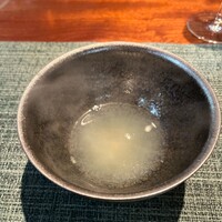蒼 - 鱧のコンソメ　いつもながら一品目のこのコンソメに癒されます