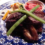 ルーエプラッツ ツオップ - 豚肉の無花果ソース煮