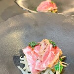 北海道焼肉 北うし - ラムのたたき ナムル