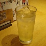 すし酒場 握わい - ポン酢サワー(LINEクーポン使用)