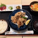 Homemade Kara-age Set Meal