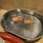 てんぷら 深町 - エビの足