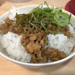 天下一品 - チャーシュー丼