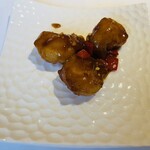 中国飯店 富麗華 - 海老の炒め唐辛子と山椒の特製醤油