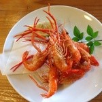 とおわ食堂 - 川エビから揚げ