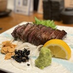 酒囲屋本店 - 宮崎和牛特上カルビの炭火焼き