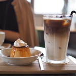 ブレンドマーケット - 料理写真:プリンとエアロプレスコーヒー