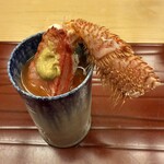 銀座 小十 - 毛蟹　ソーメン