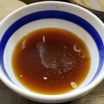 東池袋 大勝軒 - 割りスープ。