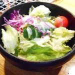 グルメリア六甲 - 炭火網焼きランチ　サラダ