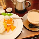 パルファン - メロンのショートケーキとメリメロティー