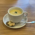 レストランKameju - 一品目の冷製コーンスープ✨✨