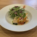 レストランKameju - ホタテがメインのカルパッチョは◎