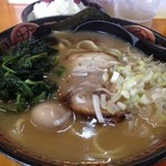 釜神 日和田店 - 濃厚鶏豚白湯麺　吟醸