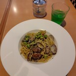 コパン - 料理写真:枝豆とアサリのバジリコ塩味