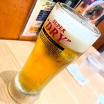 餃子の王将 - 生ビール¥528込