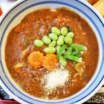 カフェテラスぶなのき - カレー饂飩