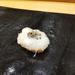 鮨 海心 - 白イカ