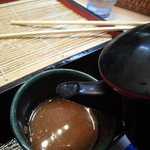 明治亭 - そば湯