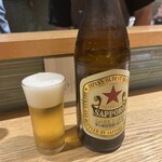 新橋貝介 - 赤星で乾杯