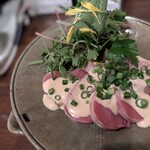 なにわフレンチびぎん - 本マグロカルパッチョ。