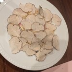 なにわフレンチびぎん - サマートリュフいっぱいで、見えなくなったパスタ