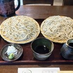 手打そば うどん あわ家 頌庵 - もり蕎麦二枚♪