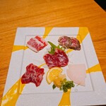 菜な みずき - 馬刺し盛り