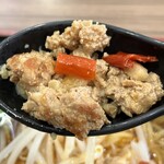 中華ダイニング 皆楽苑 - ミンチ肉リフト