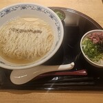 ローストビーフ たわら屋 - 日本料理一番出汁汐拉麺　牛タン茶漬け添え（1300円）