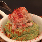 Ata - かにのワカモレ、色んなハーブが効いてて良い香り