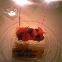 青山 エリュシオンハウス - お誕生日ケーキ