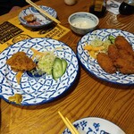 郷土料理 大衆割烹 ほづみ亭 - アジフライ、カキフライ