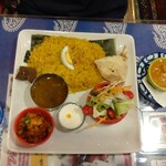 マハトマ - 『BBQビリヤニセット(チキンマサラ)』。