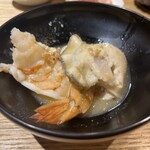 新橋貝介 - しゃぶしゃぶして取り分けてくれました