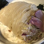 鴨出汁中華蕎麦 麺屋yoshiki - 貝出汁冷やし細つけ麺(塩)