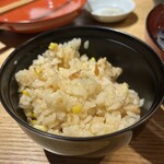 新橋貝介 - 取り分けてくれます。めちゃくちゃ美味しい